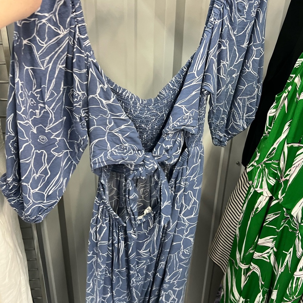 Whimsy — Roxy Navy Floral Mini Dress - Picture 7 of 7